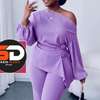 Robe longue rose vif volants grande taille été thumb 6