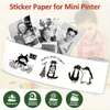 20 rouleaux papier autocollante 57mm pour mini imprimante thumb 5