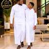 Qamis Col chemise manches poignets avec pantalon thumb 2