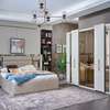 CHAMBRE A COUCHER 180X200 COMPLETE CREA PORTES BATTANTES thumb 0