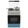 CUISINIERE 4FEUX TECNOLUX 50X55 INOX TEC50CS thumb 0