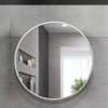 Miroir rond 60 cm cadre métal noir moderne thumb 1