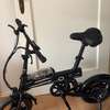 Vélo électrique pliant noir freins disque selle réglable thumb 0