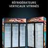 Electron réfrigérateur vitrine vertical grande capacité thumb 0
