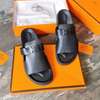 Claquettes HERMÈS noires thumb 0