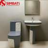ensemble lavabo et WC marbré design thumb 0