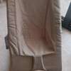 Transat bébé beige confortable dossier rembourré thumb 0