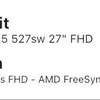 Moniteur écran series 5 527sw 27 FHD thumb 2