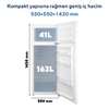 REFRIGERATEUR 204LITRES KUMTEL 2PORTES BLANC HTMF-210 thumb 1