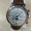 Piaget Montre Quartz Cuir Noir et Marron Chronographe thumb 0