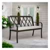 Banc de jardin avec structure en alu, avec coussin thumb 0