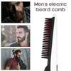 Brosse à cheveux chauffante, lisseur électrique pour barbe thumb 12
