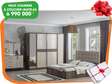 PACK CHAMBRE A COUCHER 180x200 PARIS+MATELAS ORTHOPEDIQUE