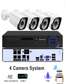 Kit NVR 4 Caméras PoE+ Disque 500gb