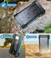 Chargeur solaire pack 2 batteries solaires