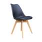 chaise scandinave avec pieds en bois