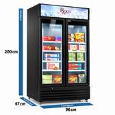 REFRIGERATEUR ROCH VERTICAL 2PORTES 700LITRES VITRINE
