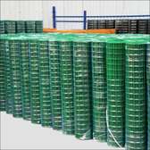 Grillage soudé vert acier galvanisé PVC rouleau