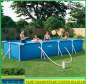 PISCINES TUBULAIRES INTEX AVEC FILTRATION 450 X 220 X84