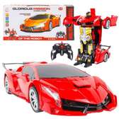 Voiture transformable en robot électrique télécommandée