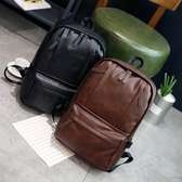 Sac à dos en cuir PU doux et élégant pour ordinateur