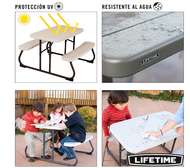 Table avec banc intégré pliant LIFETIME pour enfant