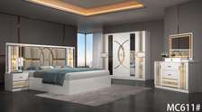Ensemble chambre moderne blanc luxe avec armoire MC611#