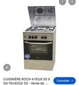 Cuisinière à gaz 4 feux 50x50