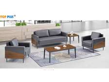 SALON DE BUREAU 5 PLCS PU KS-2005 CLR GRIS