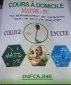 Cours à domicile maths/pc
