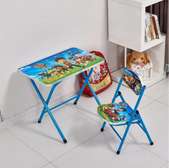 Table et chaise pliable pour enfant