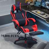 Chaise bureau gamer avec Repose-pieds