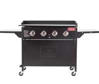 Plancha grill à gaz 4 brûleurs