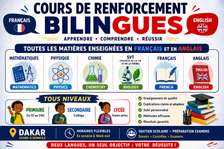 Cours de renforcement bilingues Français - Anglais à Dakar
