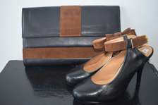 Purse and high heels