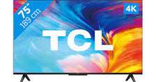 SMART TCL 75" GOOGLE TV 4K FULL OPTIONS