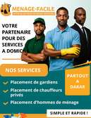 Placement de gardiens, chauffeurs et hommes de ménage