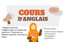 COURS D ANGLAIS EN LIGNE OU A DOMICILE