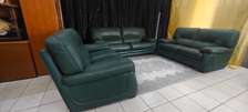 SALON CUIR VERT