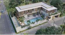Villa inachevée de 677 m2 angle sise saly .