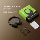 ORAIMO casque Bluetooth Over-Ear noir batterie longue durée