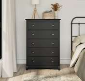 Commode à 5 tiroirs de qualité supérieure Prepac Sonoma