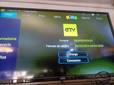 Tv Box Android avec iptv 1an
