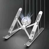 Support ordinateur portable aluminium avec refroidisseur