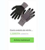 Gants enduits de nitrile ProFlex 7000 Paume en micromousse