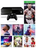 One noire 500go (occasion) avec 87 jeux + 1  Manette