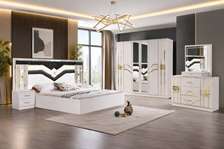 CHAMBRE A COUCHER 6BATTANTS 5PIECES BLANC MC622H