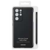 Samsung Galaxy S21 Ultra Coque silicone avec S Pen