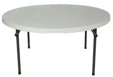 Table pliante ronde LIFETIME de 8 places