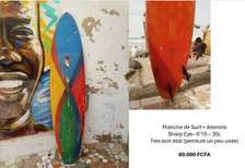 Sharp Eye 6’10” 30L planche surf multicolore ailerons
